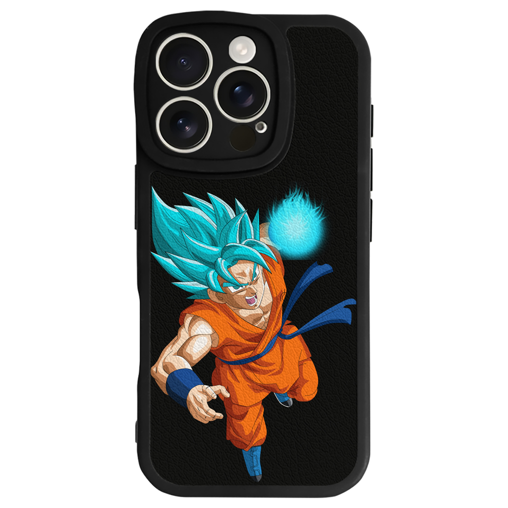 （画像用） ドラゴンボール 孫悟空（そん ごくう）Son Goku カカロット DRAGON BALL Kakarotto 【iPhone 16シリーズ対応】シリコンスマホケース（レザー調） 材質：シリコン